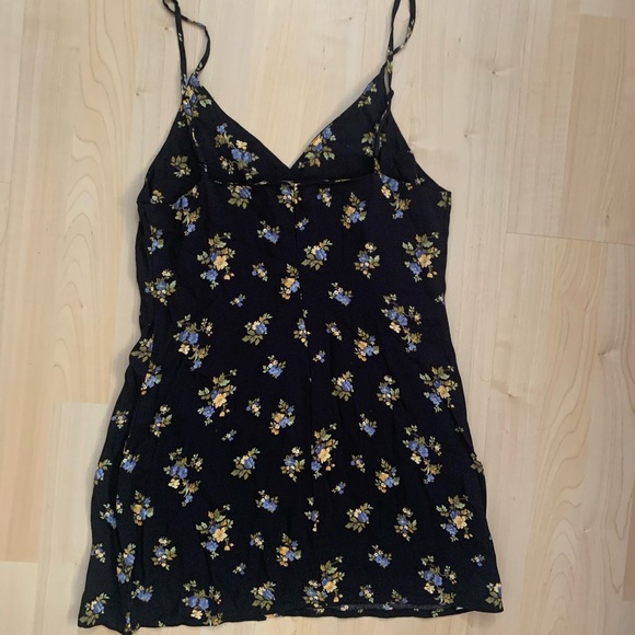 Reformation Floral Front Slit Mini Dress S EUC - Picture 2 of 5